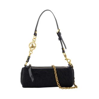 Vivienne Westwood Cindy Small Pouch - Dames - Tassen - Zwart - Maat: ONE Size Wol