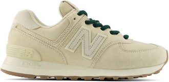 New Balance Womens 574 in Beige Suede/Mesh, size 3.5 Narrow