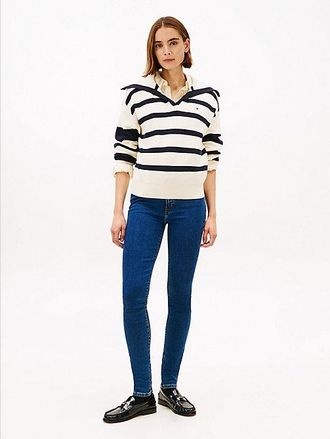 Tommy Hilfiger Vaqueros Como ce&ntilde;idos de talle medio