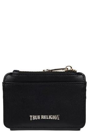 True Religion Logo Bifold Wallet in Black at Nordstrom Rack