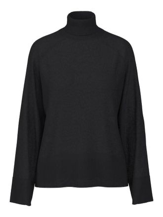 Pieces Womens Pcsia Ls Rollneck Knit Noos Bc Jumper, Black, XS