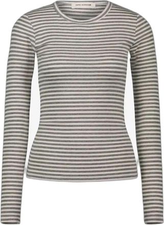 Sofie Schnoor Petricia gestreept T-shirt met lange mouwen - Dames - Longsleeves - Veelkleurig - M - Spandex - Tops