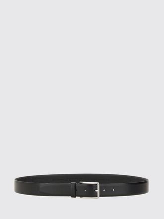 HUGO BOSS Cintura regolabile in pelle liscia con fibbia ad ardiglione