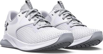 Under Armour Trainingsschuh UNDER ARMOUR UA W Charged Aurora 2, Damen, Gr. 38,5, silber (wei&szlig;, wei&szlig;, metallic warm silber), Synthetik, Textil, Schuhe Trainingsschu