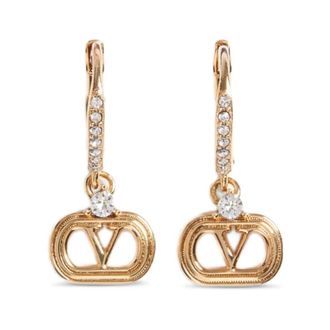 Valentino Garavani Golden Earrings Elegant Chic Accessories