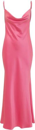 Actualee Kettingjurk - Dames - Maxi kleedjes - Roze - M - Kleedjes