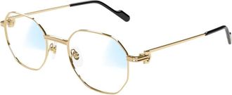 Cartier Sunglasses, unisex, Yellow, Size: 50 MM Sunglasses