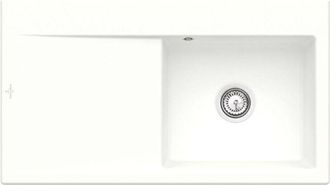 Villeroy & Boch Fregadero 1 Seno Con Desag&uuml;e Autom&aacute;tico Villeroy Et Boch Subway 50 Plano Cer&aacute;mica Blanca Plus