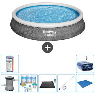 Bestway Piscina Bestway Fast Set Redonda - 396x84 Cm - 8-piezas S21452