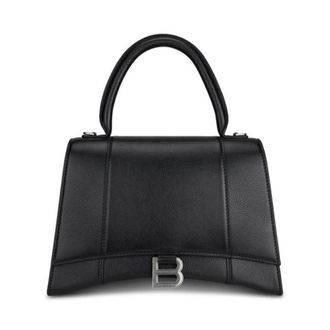 Balenciaga Ladies Hourglass Top Handle Bag In Black