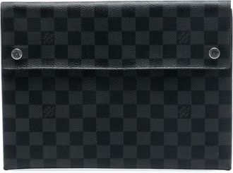 Louis Vuitton Pre-owned Clutches, female, Black, Size: ONE SIZE Pre-owned Tablet Sleeve