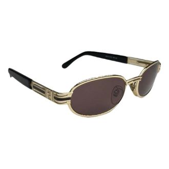Fendi Pre-owned Accessories, female, Black, Size: ONE SIZE Pre-owned Metal Sunglasses