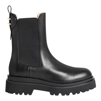 Coccinelle Chelsea enkellaarsjes - Dames - Schoenen - Zwart - Maat: 39 EU Leer
