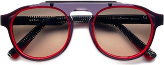 Etnia Barcelona Big Sur Sun BKRD Mens Sunglasses Red Size 52