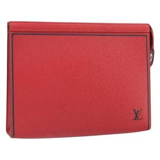 Louis Vuitton Clutch Vintage in Pelle Pre-owned - - Pre-owned - Donna - Rosso - ONE SIZE