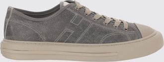 Hogan Rebel Suede Sneakers with Embroidered H Logo