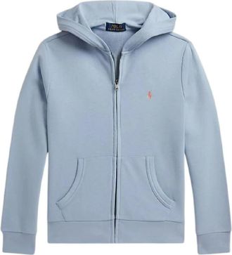 Polo Ralph Lauren Zip-up Sweatshirt - male - Polo Ralph Lauren - Kids Sweatshirts - Blue - 18 M - Kids