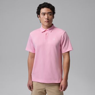Nike Jordan Mens Jordan Sport Dri-FIT Golf Polo in Pink | HQ8688-690