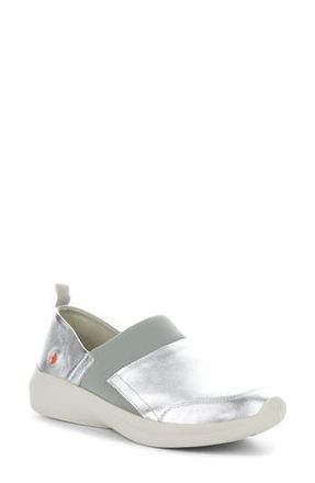 Softinos Gaju Sneaker in Silver Laminato at Nordstrom Rack, Size 10-10.5Us / 41Eu