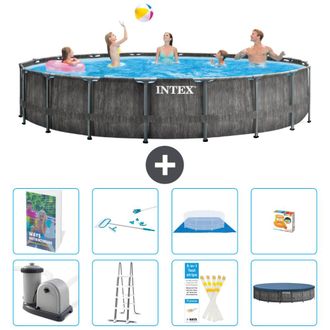 Intex Piscina Prism Frame Redonda - 549x122 Cm - 9-piezas S647