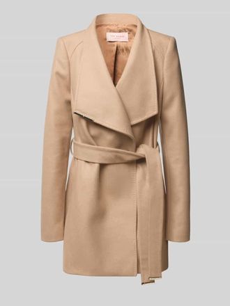 Ted Baker Mantel mit Kaschmir-Anteil Modell ROSESS in Sand, Gr&ouml;&szlig;e 38