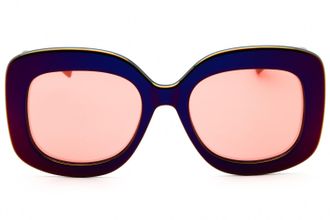 Karl Lagerfeld KL6165SN Oversized Square Sunglasses - Purple