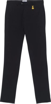 Manuel Ritz Pantaloni con apllicazione - Blu