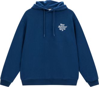 New Balance Sportswear Hoodie Asia Sizing Blue White 5CD38061-NV