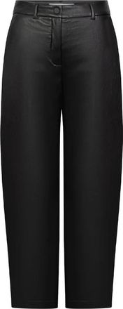 Raffaello Rossi Rola O - Dames - Straight fit broeken - Zwart - 2XL - Leer - Broeken