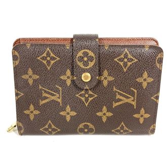 Louis Vuitton Brown Monogram Canvas Wallet (Bi-Fold) (Pre-Owned)