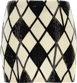 Blumarine Dettaglio Mini Skirt - Multicolor