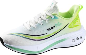 Generic MiaZane Unisex Lightweight Running Shoes Breathable Mesh Sport Sneakers with Cushioned Sole Fashion Color Options for Daily Wear Full Size Range,Green