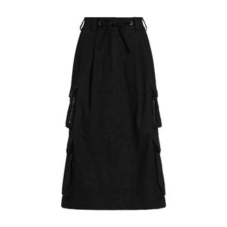 Dolce & Gabbana Cotton Cargo Skirt - female - Dolce & Gabbana - Midi Skirts - Black - XS - Skirts