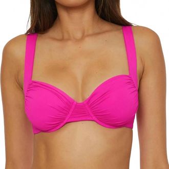 BECCA by Rebecca Virtue Color Code Underwire Azalea Top In Pink