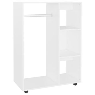 vidaXL Vidaxl - Armario De Madera De Ingenier&iacute;a Blanco 80x40x110 Cm