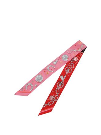 Herm&egrave;s Foulard Twilly Cest La Fete in seta 2024-2025 - Rosa
