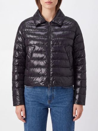 Herno Piumino corto in nylon ultra light trapuntato con collo classico