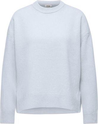 Drykorn Liziela Trui - Dames - Ronde hals truien - Blauw - M - Wol - Truien & Vesten