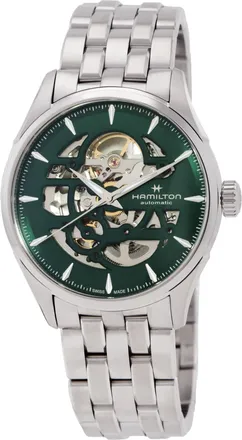 Hamilton Jazzmaster Skeleton Automatic Green Dial Mens Watch H42535160