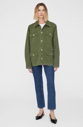 Anine Bing Corey Jacket in Army Green at Nordstrom, Size X-Small