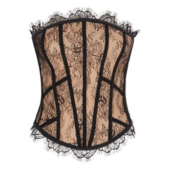 Giuseppe Di Morabito Sleeveless Tops, female, Black, Size: M Lace bustier