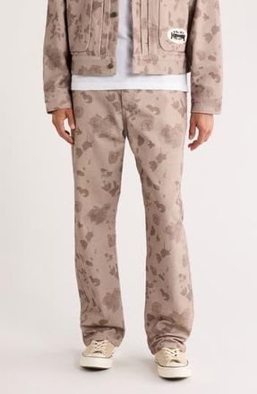 Honor The Gift Tonal Floral Twill Pants in Pebble at Nordstrom Rack, Size 32