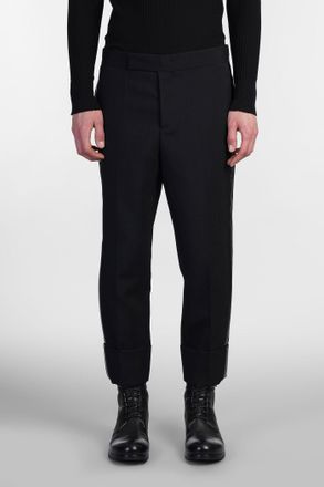 SAPIO Pantalone N 7 in lana nera