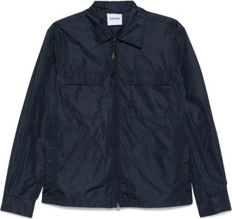 Aspesi Lichtgewicht Overhemdjas - Heren - Zomerjassen - Blauw - XL - Jassen