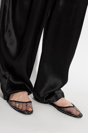 CHRISTOPHER ESBER Minette Ballet Flats, Womens, Black