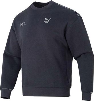 Puma Casual Logo Printed Sweater Navy 625075-17