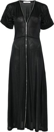 Christophe Lemaire V-neck Zipped Midi Dress