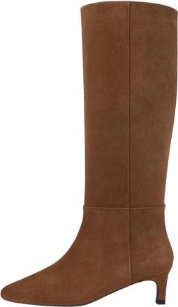 L37 Stijlvol en comfortabel schoeisel - Dames - Laarzen met Hak - Bruin - 36 EU - Schoenen