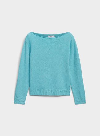 Twik Womens Ultra-soft boat-collar sweater
