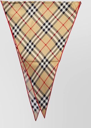 Burberry silk check scarf